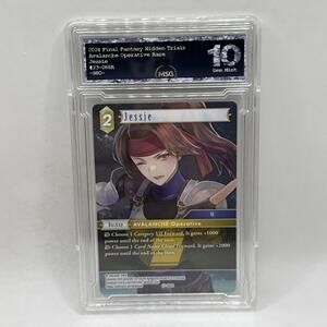 Final Fantasy Jessie - Hidden Trials Avalanche Operative Graded 10 Gem Mint